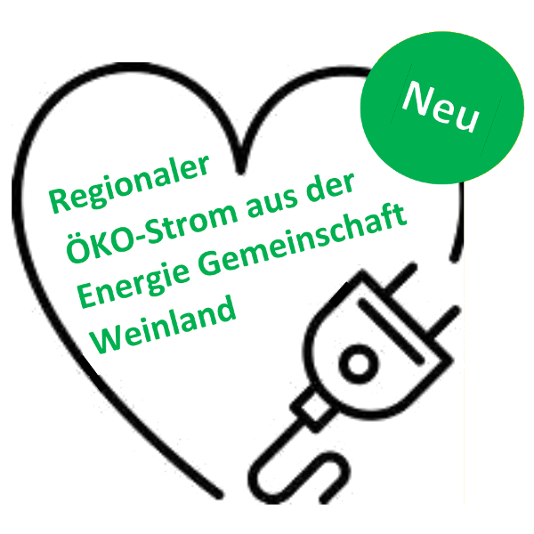 Regionaler ÖKO-Strom aus der EG Weinland